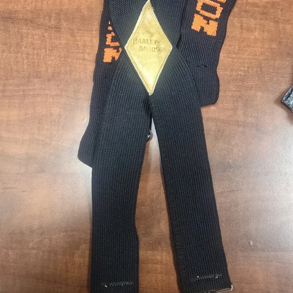 Vintage Harley Davidson Suspenders - Picture 2 of 5